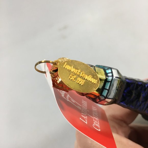 Landmark Creations Eiffel Tower Glass Ornament 5 1/4" NEW in Box Made in Poland - Picture 5 of 7